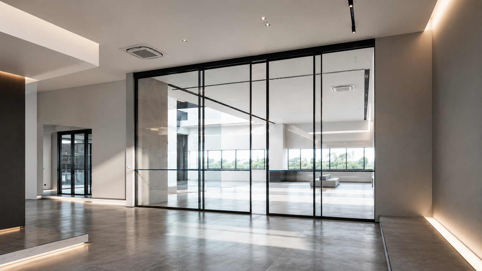 Large door and window product display